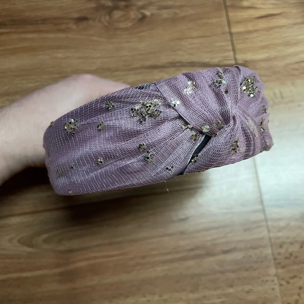 Glitter Tulle Knot headband